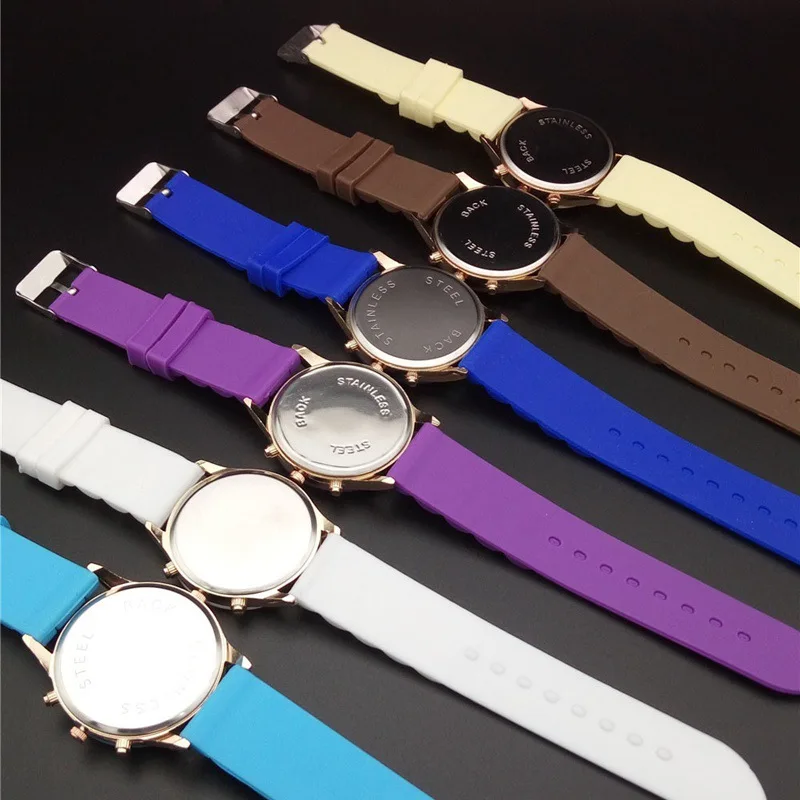 TIke Toke, reloj mujer, роскошные женские часы, модные, дизайн клевера, элегантные, President, силиконовое платье, мужские часы, Relogios Masculino 08