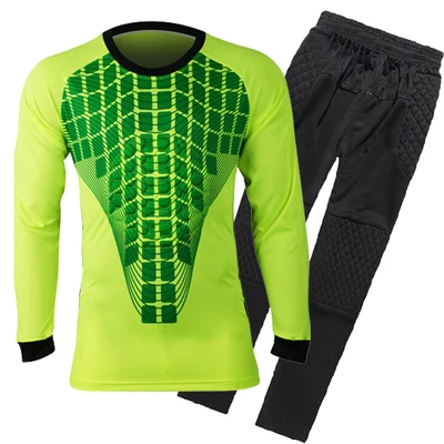 For Adult Breathable Quick dry Long Sleeve Goalkeeper Jerseys Sets Soccer player sportwear | Спорт и развлечения