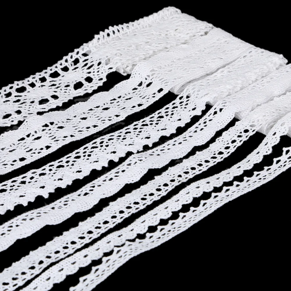 10 ярдов/партия Трикотажная хлопковая кружевная ткань|lace fabric trim|lace fabrictrim ribbon |