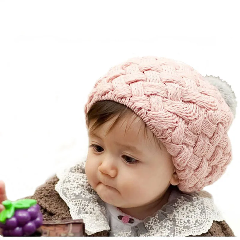 Детские береты для мальчиков и девочек шапка ручной работы вязаная крючком