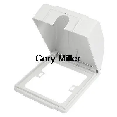 Weatherproof Electircal Enclosure Wall Plate Socket External Box White | Switches