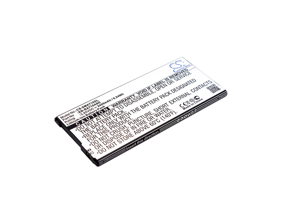 Аккумулятор Cameron Sino 2400 мАч для Samsung Galaxy A7 2016 Duos EB BA710ABE A7100 A7108 A710F A710K A710L A710M A710S