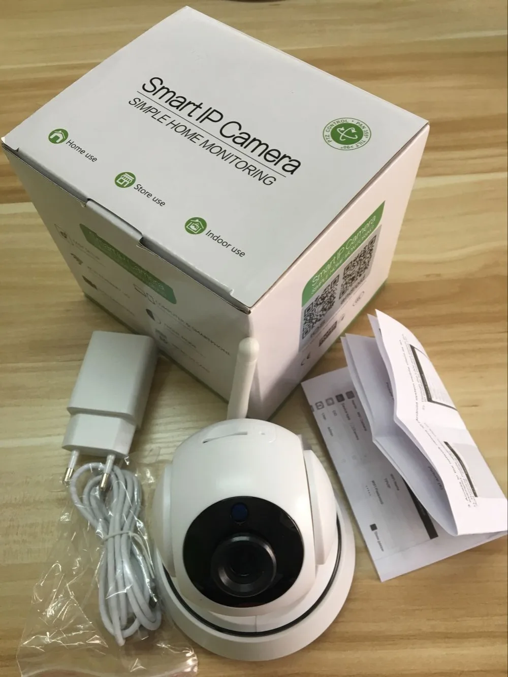 Домашняя беспроводная мини IP камера наблюдения Wifi 720P ночное видение CCTV детский