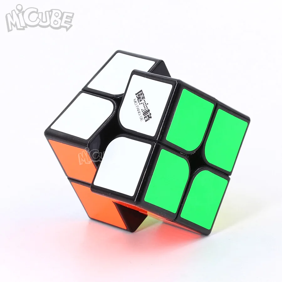 Mofangge Wuxia M 2x2 Магнитная Скорость Cube Черный Stickerless головоломки 50 мм игрушки для конкурса Cubo WCA чемпионата 2x2 по магниты