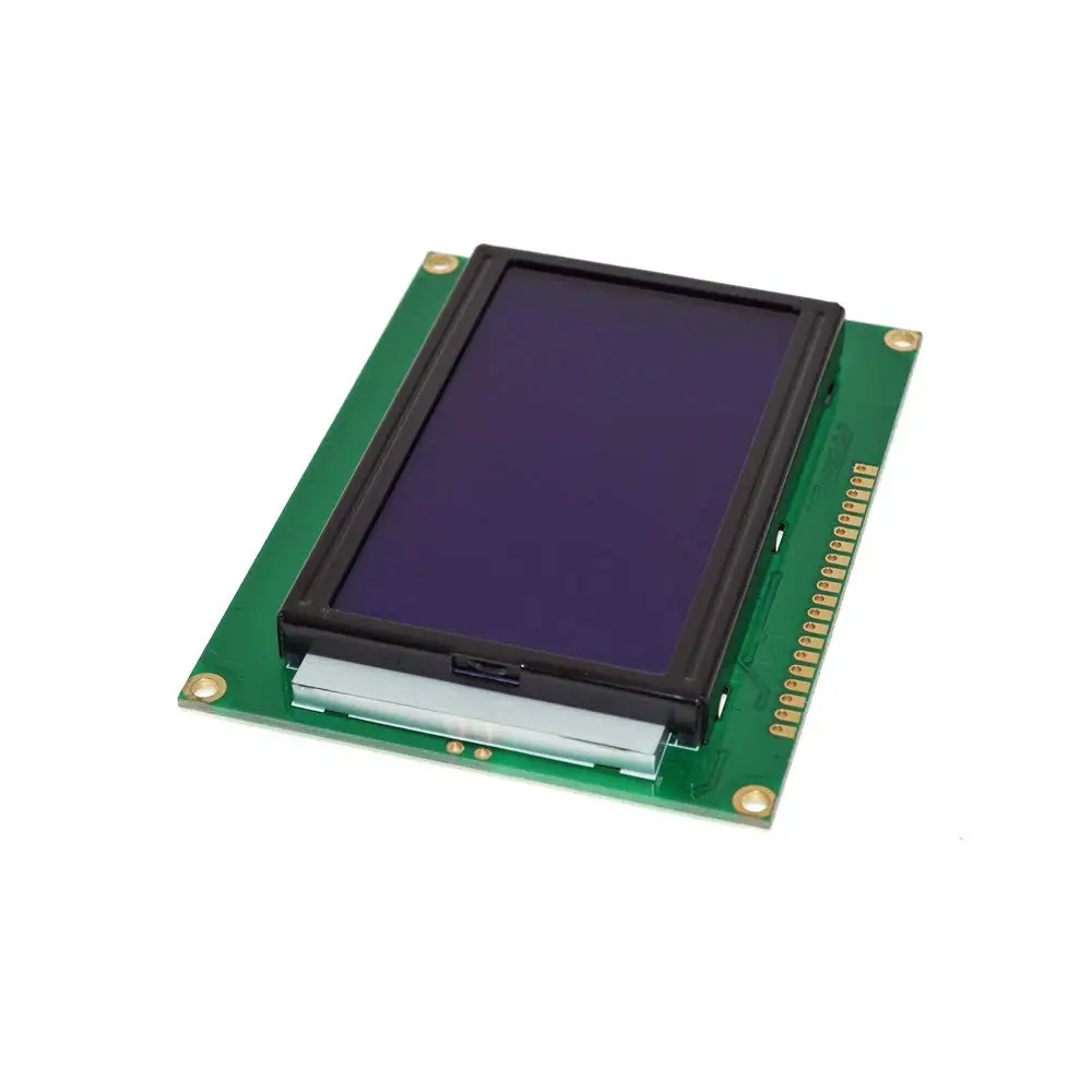 12864 с шрифтом ЖК-экраном подсветкой Blu-Ray синий белый 5V LCD | Электроника