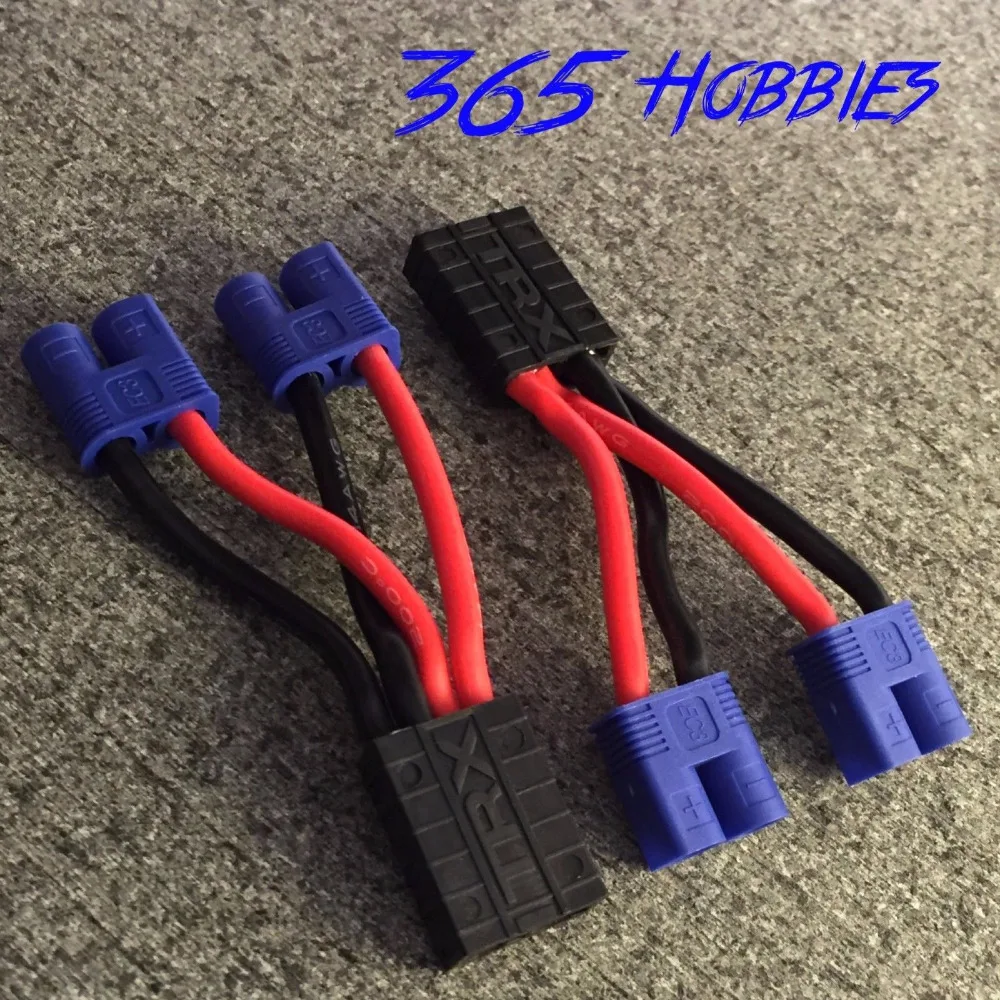2 шт. Traxxas TRX женский 2x EC3 Losi мужской Параллельный разъем провода адаптер Slash -