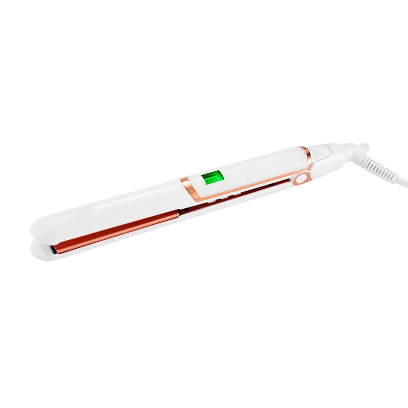 Newview Керамика анион выпрямления волос Flat Iron ЖК-дисплей выпрямитель для