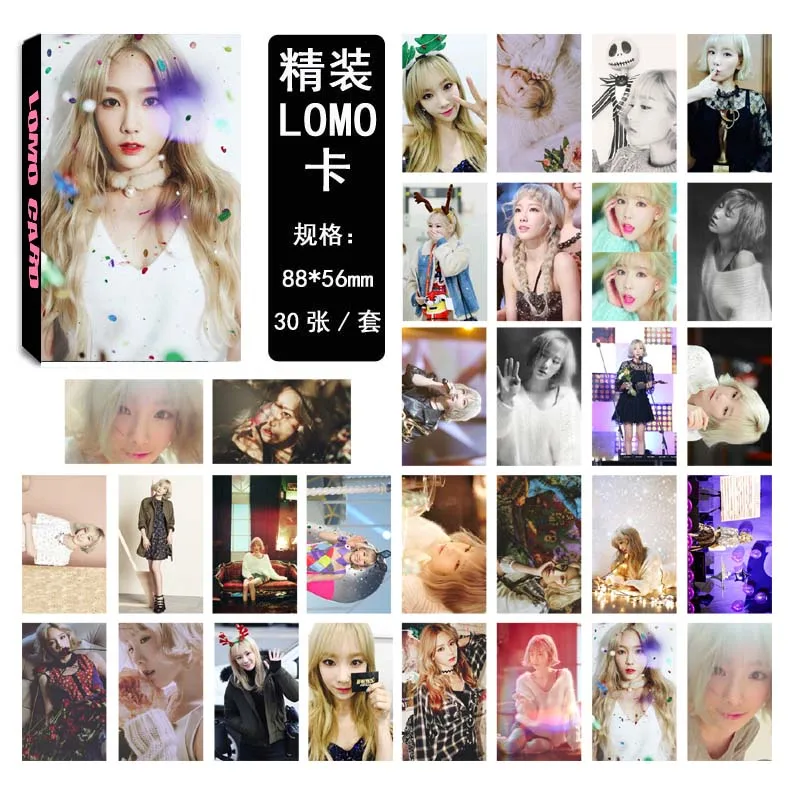 K pop поколение для девочек KPOP Fan SNSD SOSI Taeyeon Jessica Yoona Pany Jung Soo Yeon самодельный альбом LOMO