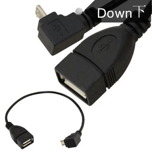 Мобильный телефон и диск Кабель Micro USB для мать OTG кабель AF/MICRO вниз bend|Соединители|