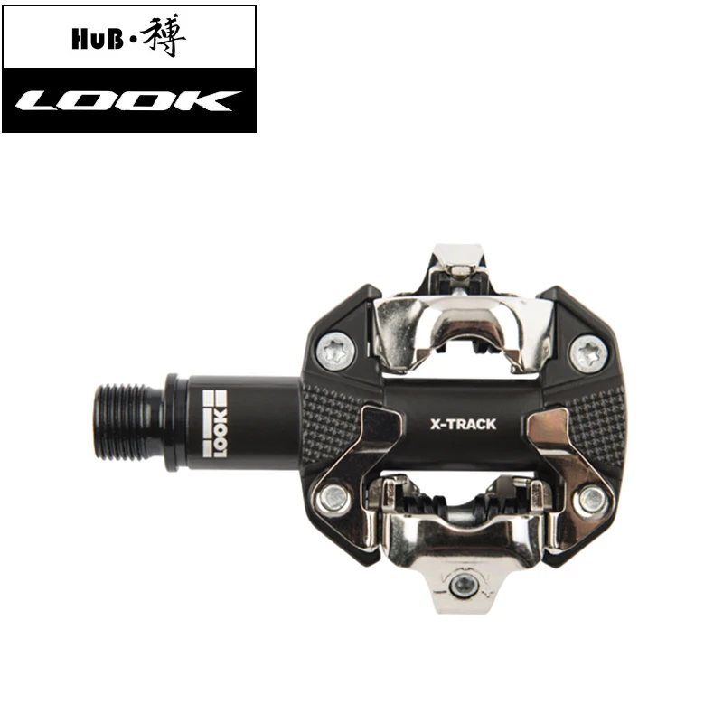 Посмотрите X-TRACK серии педали mtb с шипами велосипедная педаль самоблокирующаяся педаль MTB совместима с Shimano система spd - Цвет: X TRACK DARK GREY