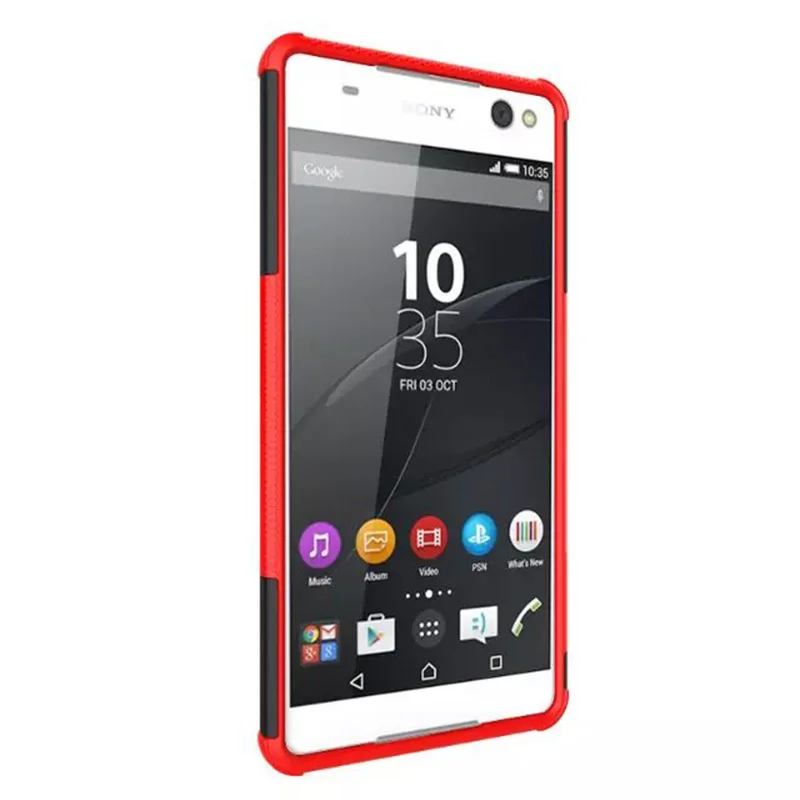 Для Sony Xperia C5 ультра роскошный ТПУ Ударопрочный силиконовый + жесткий чехол для Ultra