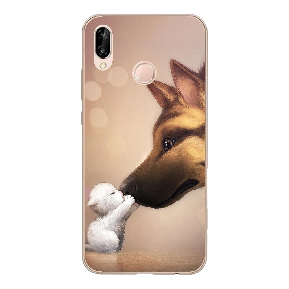 Чехол для Huawei P20 Lite 5 84 &quot мягкий силиконовый чехол из ТПУ защитный телефона с