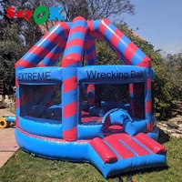 inflatable wrecking ball boxing game inflatable bouncer team sports playing game with blower for eventcommercialparty