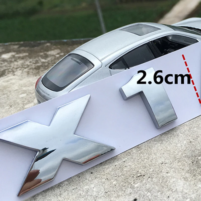 Хромированная Серебристая Эмблема для багажника автомобиля BMW M M1 M2 M3 M4 M5 M6 X2M X3M X4M