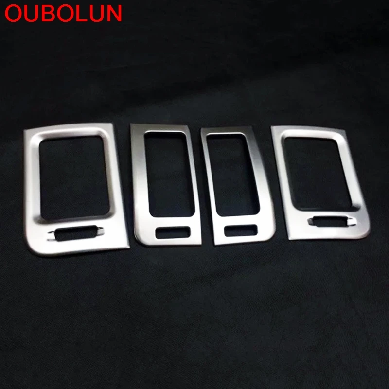 OUBOLUN ABS хром для Nissan X Trail T31 2008 до 2013 XTrail Передняя вентиляционная крышка средняя