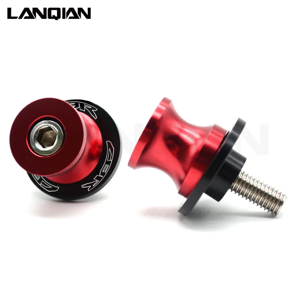 Universal 8mm Motorcycle Blue CNC Aluminum Swingarm Spools Slider For Honda CBR 600 954 1000 RR CBR600RR CBR954RR CBR1000RR ETC |