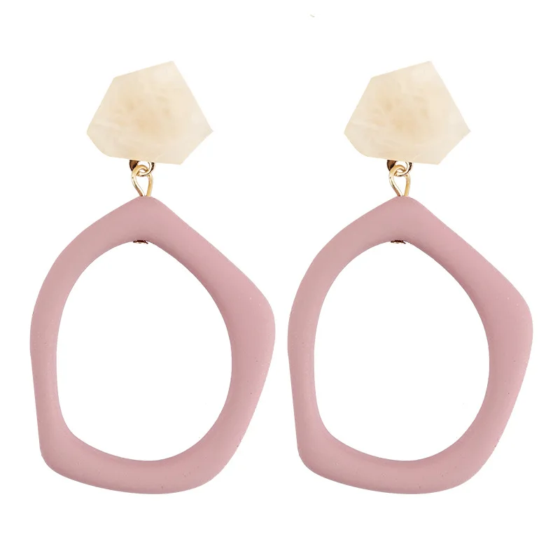 Женские серьги-подвески в стиле бохо Find Me винтажные акриловые круглые ювелирные