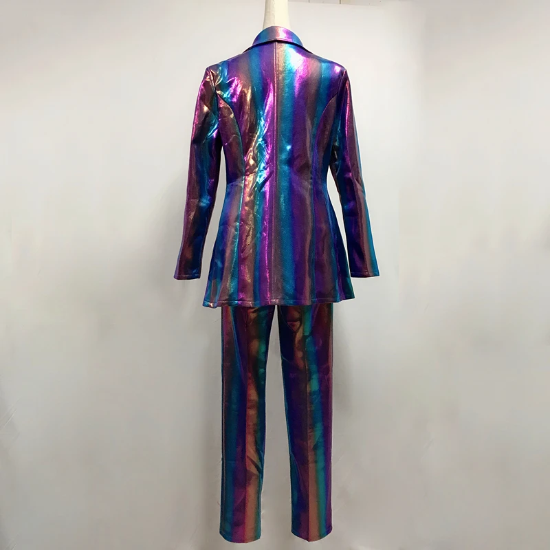 Женский костюм с голограммой для танцев из 2 предметов штанами прослушивания