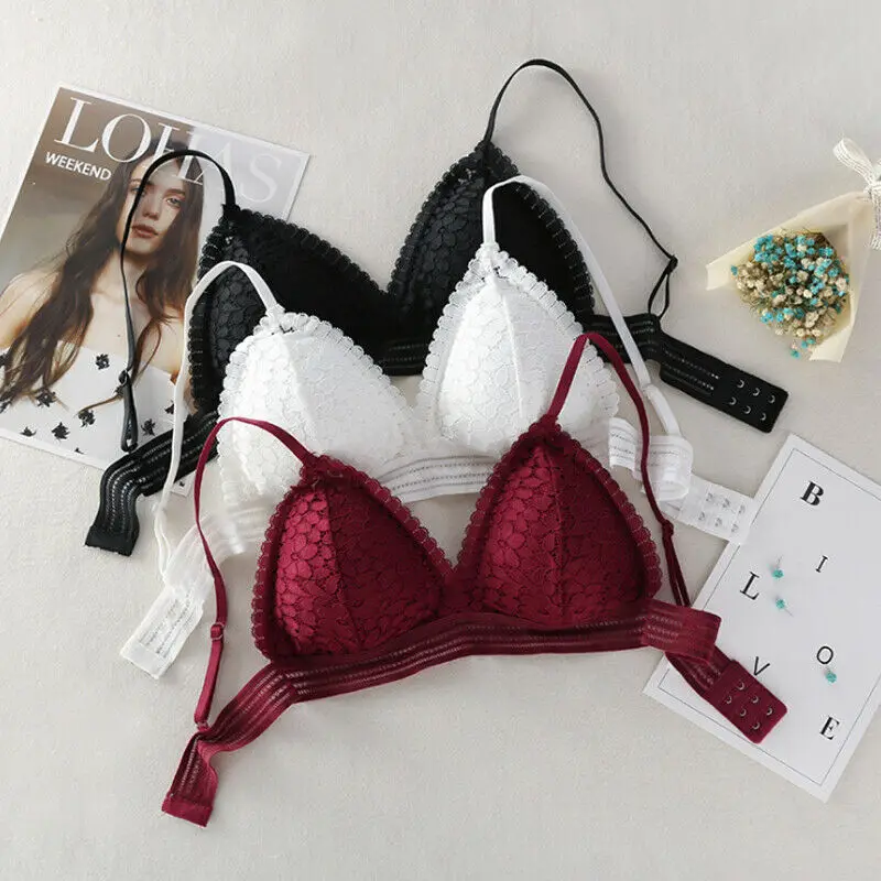 Женские кружевные бюстгальтеры с цветочным узором и чашками пуш-ап | Женская