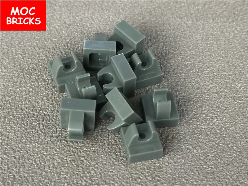 10 шт./лот MOC кирпичи Сделай Сам плитка Модифицированная 1x1 с зажимом подходит 2555