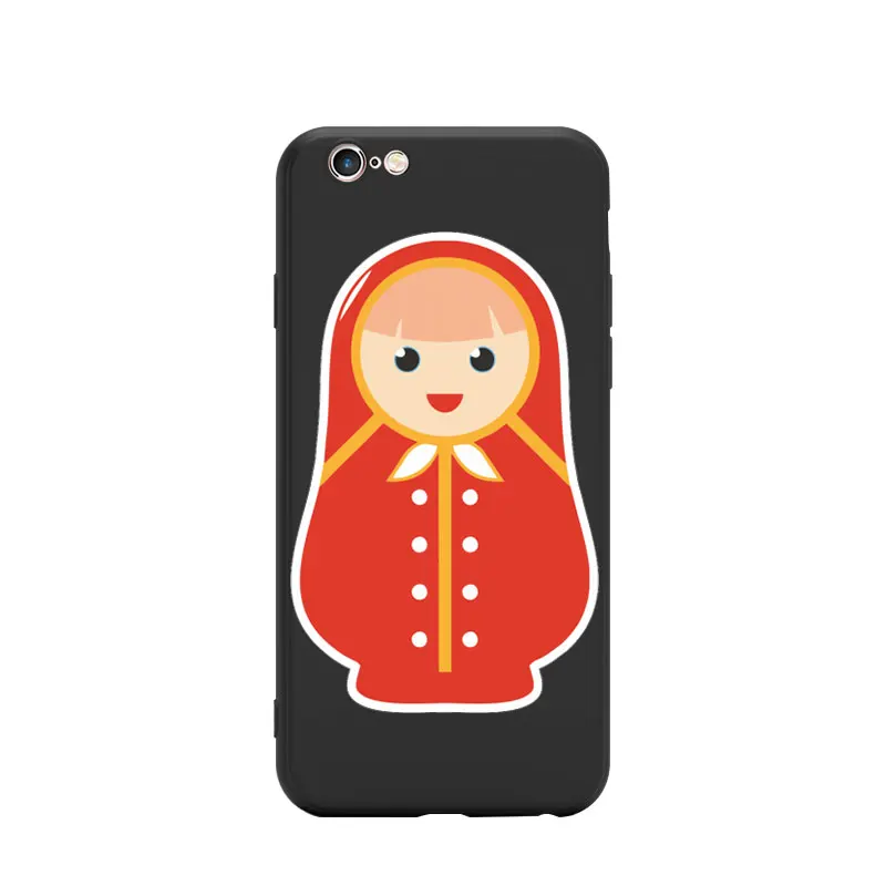 Очаровательные матрешки куклы русские Матрешки тема ТПУ чехлы для телефонов iPhone