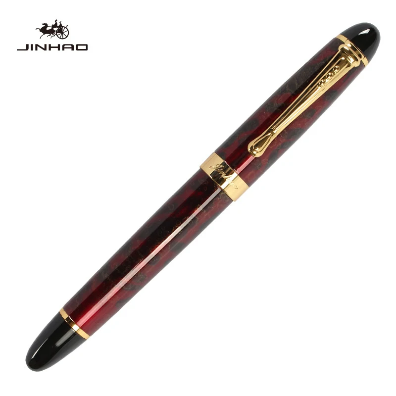 450hongbinhua IRAURITA перьевая ручка Jinhao 450 металлические высококачественные чернильные ручки Caneta Tinteiro Pluma Fuente офисный подарок черный настраиваемый логотип - Цвет: 450hongbinhua
