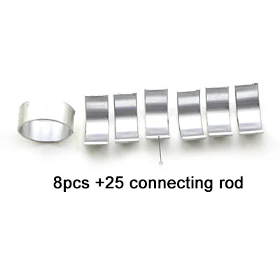 Add 25 Connecting Для Кавасаки ZX-6R ZX6R ZX600 2007-2012 Мотоциклетный Двигатель Коленчатого вала плитка и подключение шатун комплект подшипников STD+ 25+ 50+ 75+ 100# e - Цвет: Add 25 Connecting