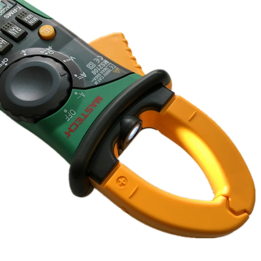 Mastech MS2108 цифровой клещи True RMS ЖК-мультиметр AC DC Вольтметр Амперметр Ом Herz. Многофункциональный тестер рабочего цикла