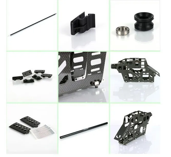 Радиоуправляемая модель 3D ARF CARBON VWINRC 550E 6ch rc вертолет 6CH flybar комплект аналогичен trex