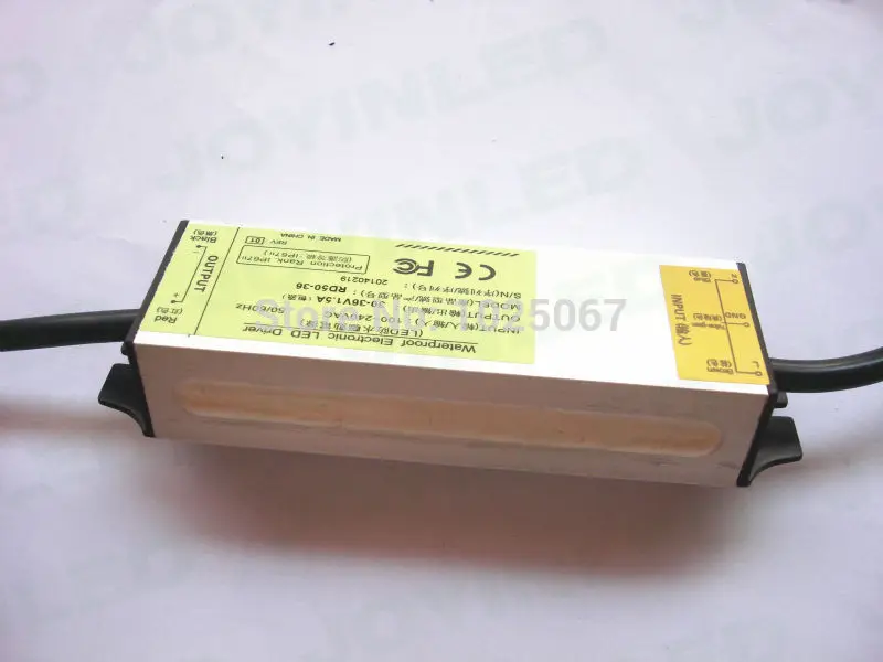 Водонепроницаемый светодиодный драйвер 50 Вт источник питания постоянного тока