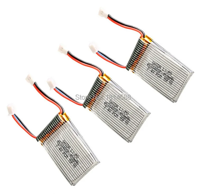 Cheerson CX33 CX-33C CX-33S Радиоуправляемый квадрокоптер запасные части 3 шт 7 4 V 450mAh