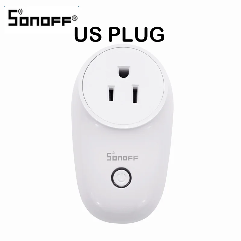 Sonoff S26 умный дом реле WiFi умная розетка вилка США/Великобритания/Австралия/ЕС