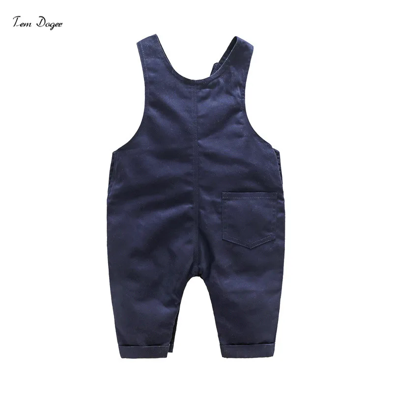 (Tem Doger) Autumn Cotton Boys Clothing Cartoon Kids Sets Long Sleeve Stripe Baby Rompers + Pants 2pcs Casual Outfit |