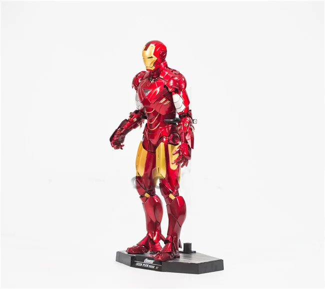 Новые с принтами &quotMarvel&quot &quotМстители Железный человек MK6 модель осанки ПВХ