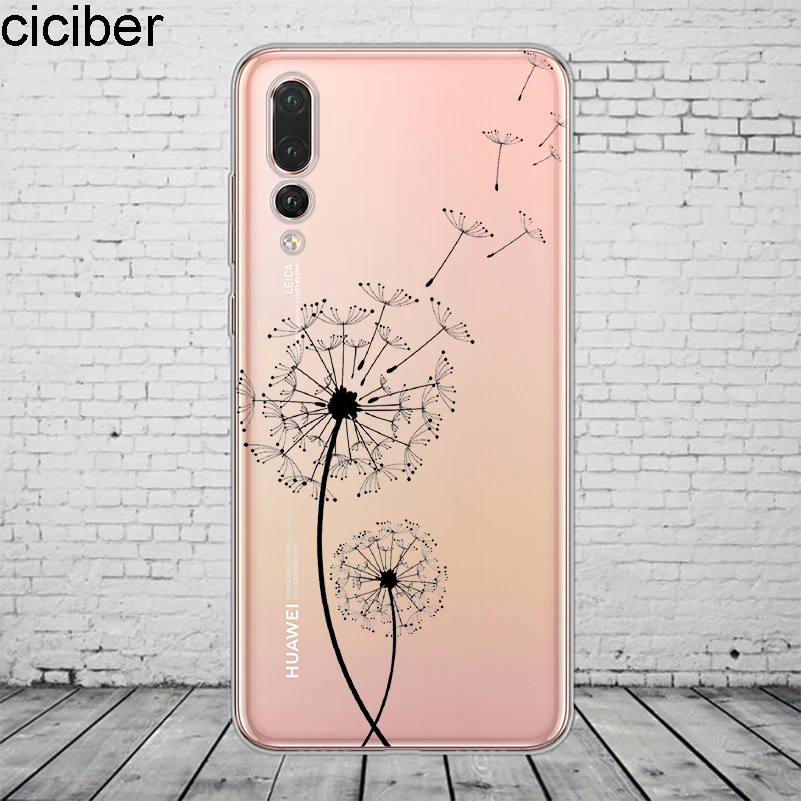 WM04472 Ciciber Тотем Одуванчик чехол со слоном для huawei P30 P20 P10 P9 P8 Lite Pro Plus P smart мягкий чехол для телефона TPU оболочка - Цвет: WM04472
