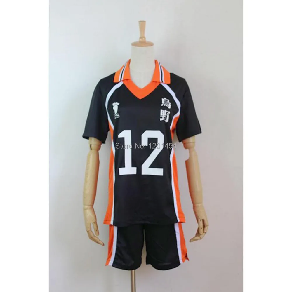 Haikyuu! Костюм для косплея Karasuno старшей школы волейбольный клуб Hinata Shyouyou спортивная