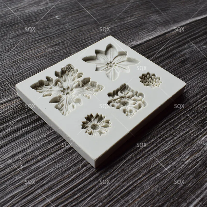 New arrival flowers Shape Silicone Cake Mold Sugarcraft Chocolate Fondant Biscuit DIY Decorating Tools SQ1772 | Дом и сад