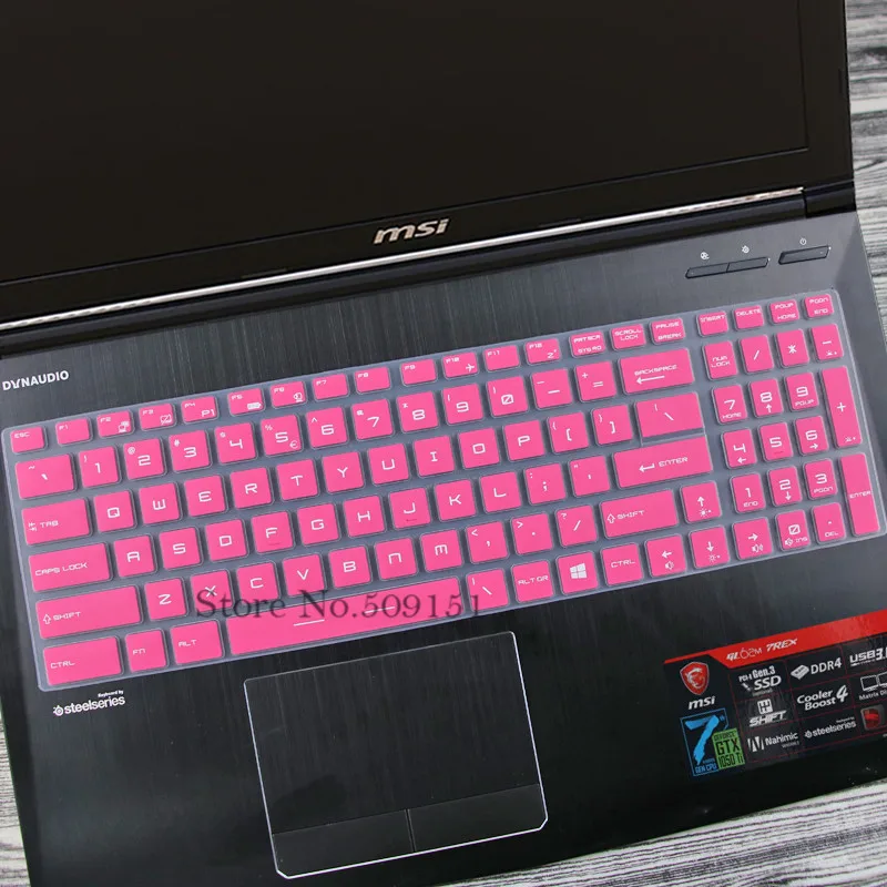 17,3 15,6 дюймовый ноутбук Клавиатура Защитная крышка для MSI GL62M GF62 GP63 gp62m GT63 GT63VR GL63 GF62VR GS72VR GF75 GV62 PL62 PL60