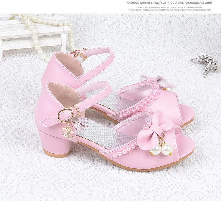 2017 г. Новые летние сандалии принцессы для девочек корейские Детские свадебные на