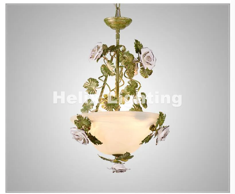 Подвесной светильник в скандинавском стиле светодиодный цветочный педант с