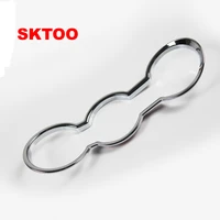 sktoo car styling abs chrome trim for opel astra j buick excelle gt xt decoration cup holder box trim auto accessories