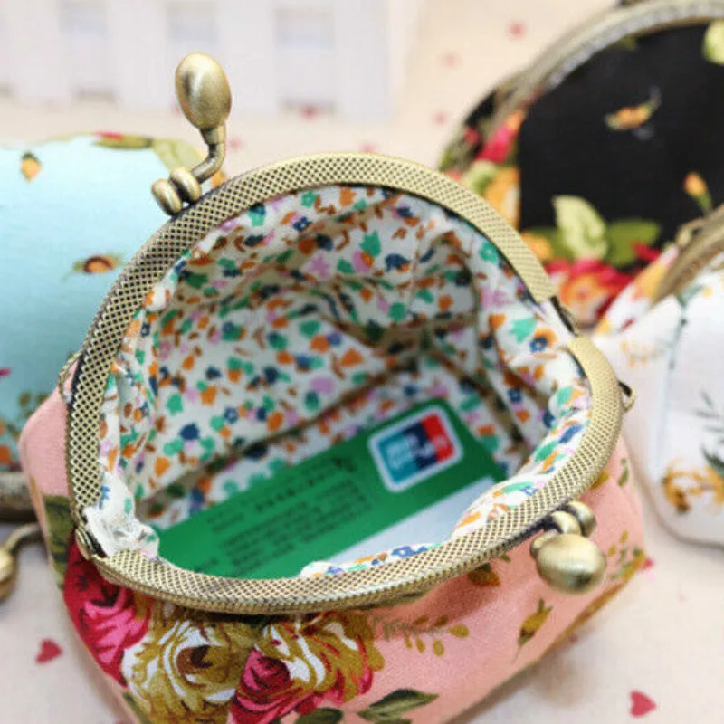 Модный женский кошелек для монет в китайском стиле мини сумка с цветочным