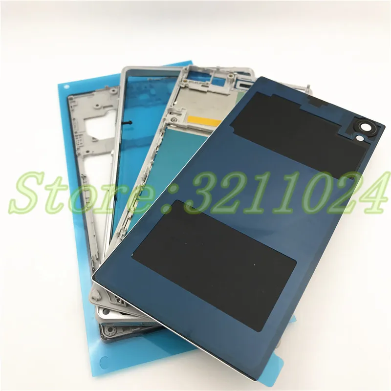 Оригинал для Sony Xperia Z1 L39H C6902 C6903 Передняя средняя рамка разъем крышка Задняя