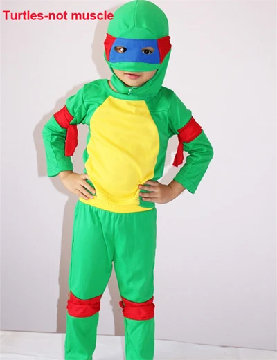 common Style Детский зеленый костюм Leo/Ninja Muscle Ranger Ben The Incredibles, костюм на Хэллоуин для мальчиков, вечерние костюмы для косплея, комплект одежды - Цвет: common Style