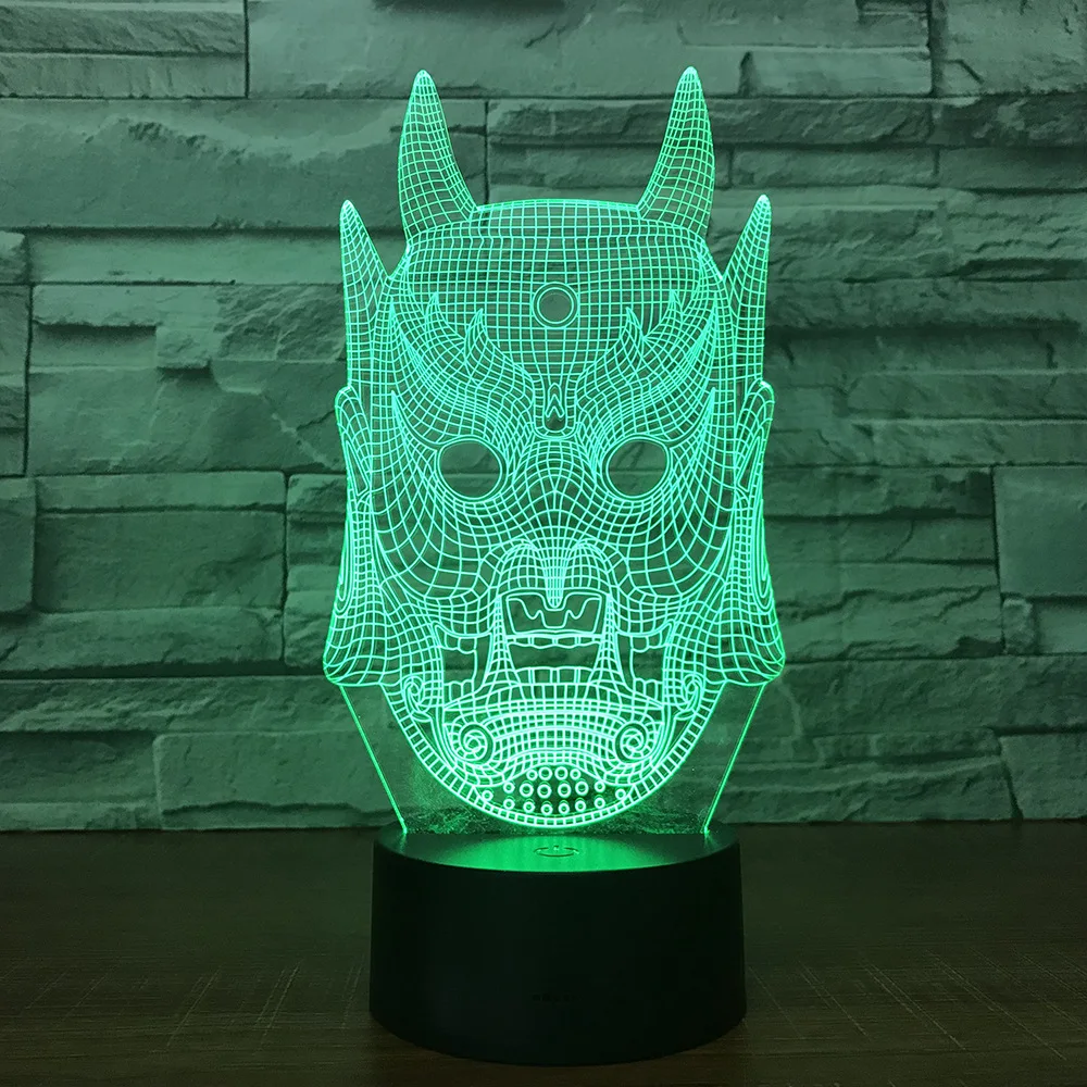 

Halloween touch visual stereoscopic 3D Cartoon characters Shop decoration lamps DSO bar props Temple Decoration acrylic A16