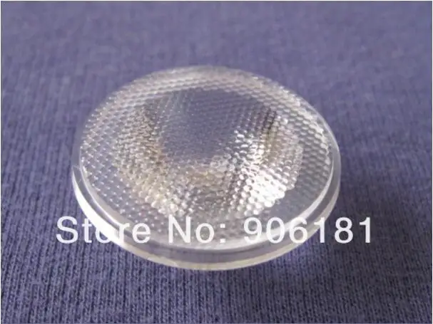 

#IUX-31 High quality LED Optical Lens, Size: 31X13.8mm, 45 degree, Bead Surface, PMMA materials