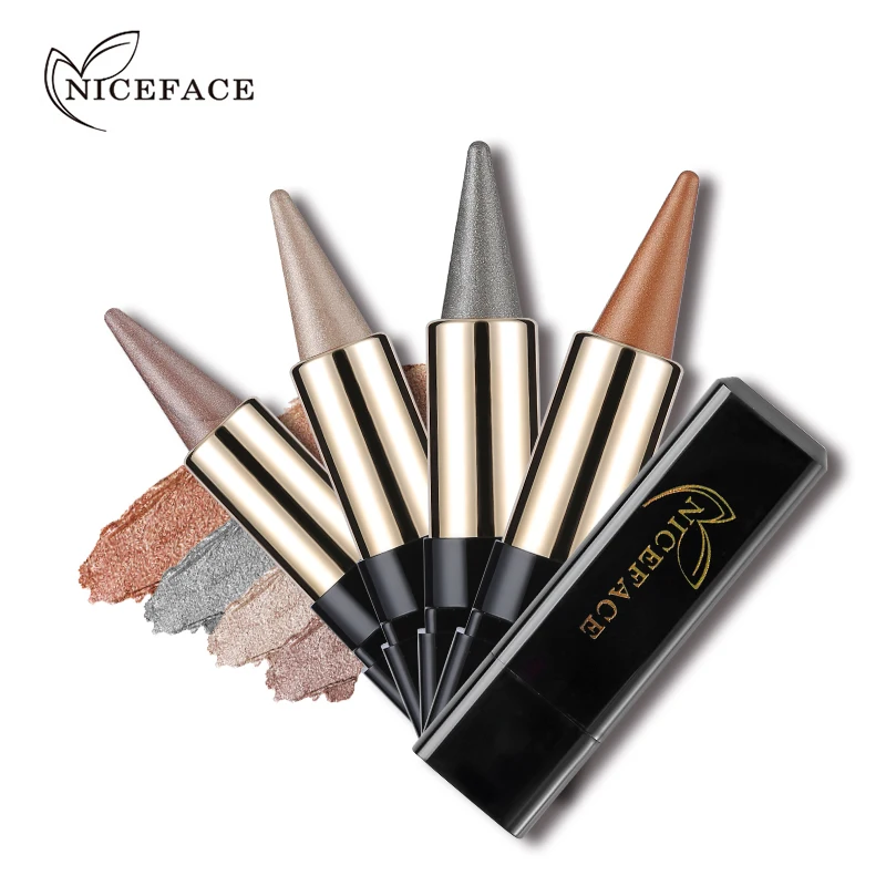 Матовый карандаш для век NICEFACE водостойкий Блестящий пигмент макияжа тени с
