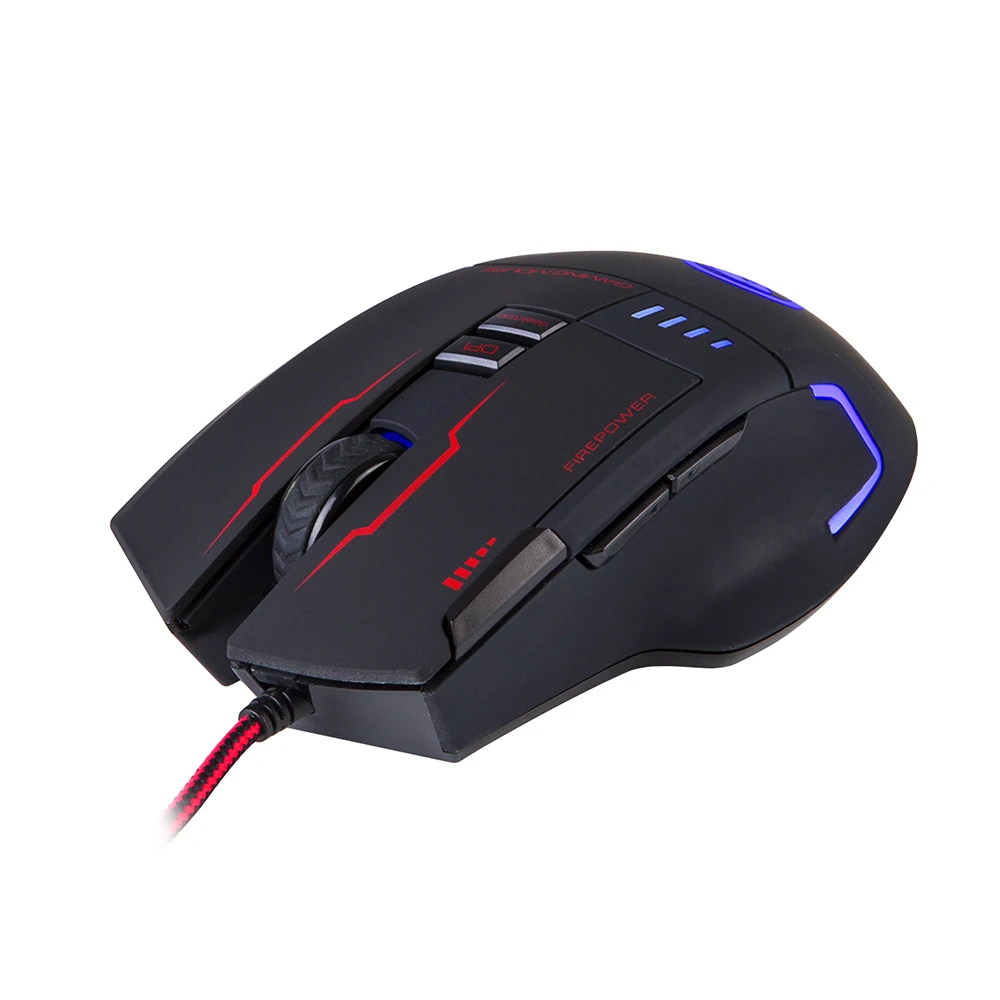 Игровая мышь MARVO G909H 8 кнопочный светодиодный светильник проводная регулируемые