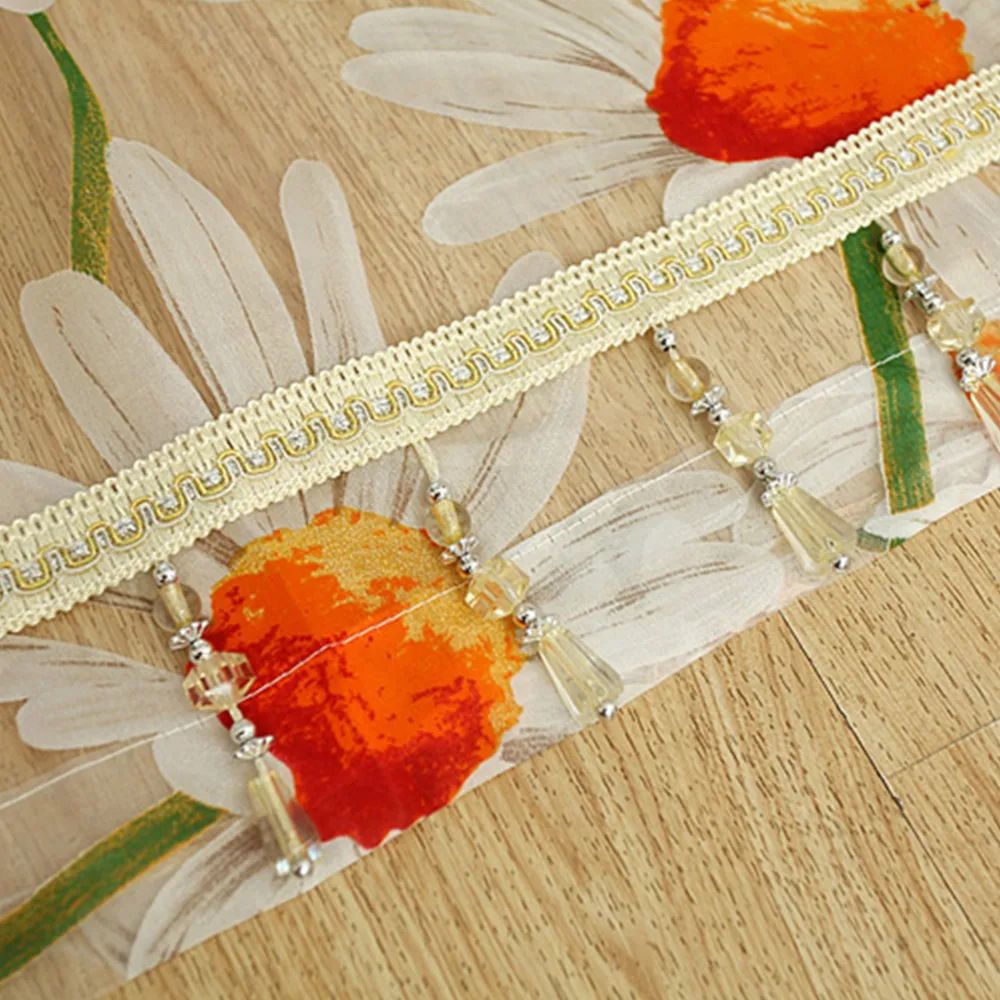 1 шт. дейзи пастырской занавес готовые гостиная подтягивающие французский окно