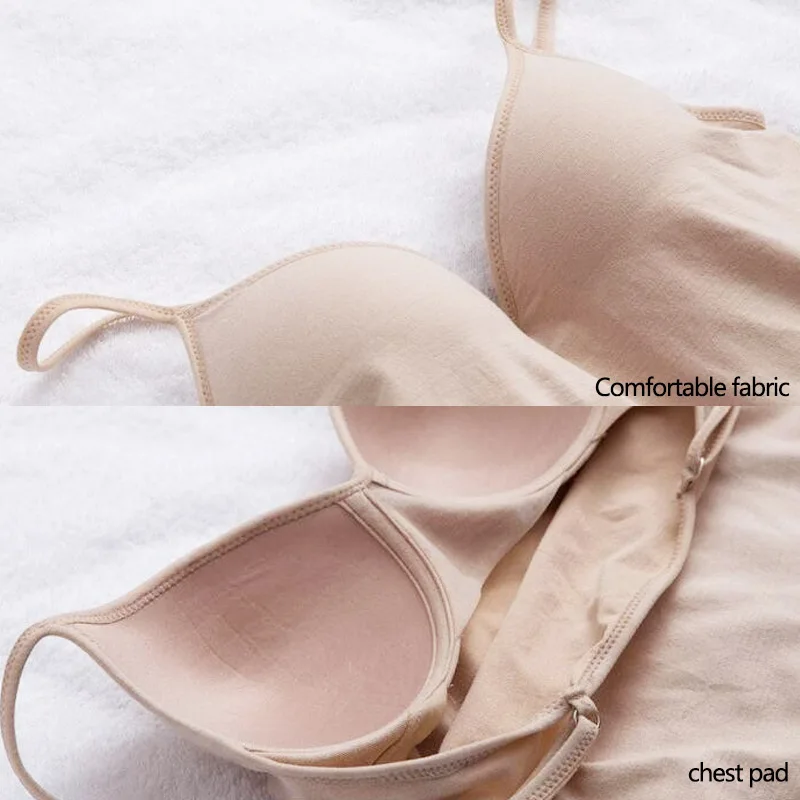 2016 новый летний регулируемый ремень Встроенный бюстгальтер топы на бретельках